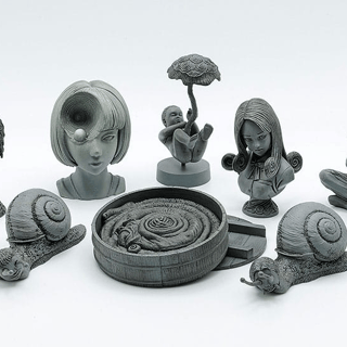 Set - Junji Ito Uzumaki Pocket Curse Mini Figures- Good Smile Company (8 Figures)