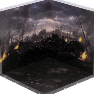 Burnt Field - Dioramansion 200 - Background for Nendoroid and Figma Figures