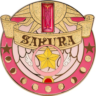 Cardcaptor Sakura 25th Anniversary Metal Badge: Star Wand