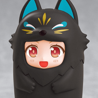 Kitsune - Black - Nendoroid More: Face Parts Case