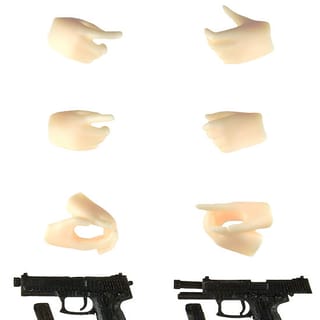 LAOP12: figma Hands for Guns 2 - Handgun Set