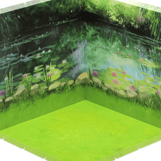 Water Lilies - Dioramansion 200 - Background for Nendoroid and Figma Figures