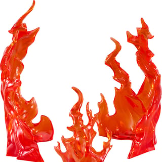 THE SIMPLE EFFECT Flames: Red