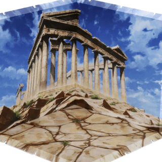 Parthenon - Dioramansion 150 - Background for Nendoroid and Figma