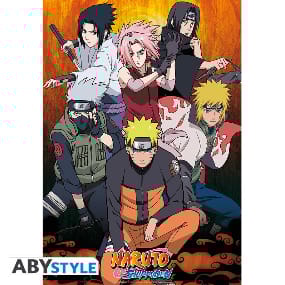 Naruto Shippuden - "Gruppe" Poster (91.5x61) - Abystyle - Profil