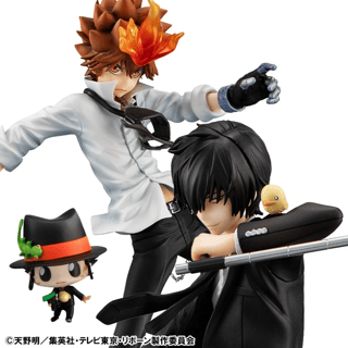 Sawada Tsunayoshi, Hibari Kyoya and Reborn - Reborn! G.E.M. Set - Megahouse - Re-Release