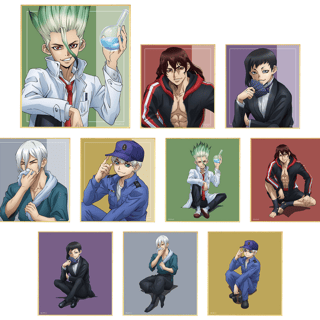 Random Selection - Dr. Stone (Original Illustration Before Petrification Version) - Trading Mini Shikishi - Armabianca