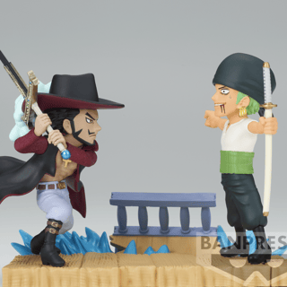 Roronoa Zoro vs. Mihawk Dulacre  - One Piece - WCF Log Stories - Banpresto