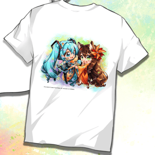 Hatsune Miku - Miku Expo 2024 - T-Shirt - Größe M (Hatsune Miku x Figu-Chan Chibis) - Nashi - Profil
