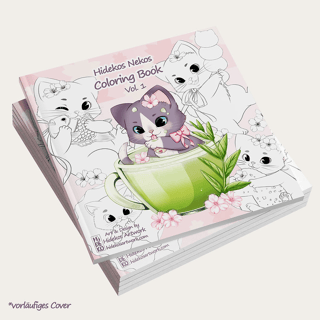 kawai Neko - Coloring Book Vol.1 - Hideko Merchandise