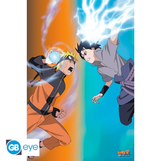 Naruto Shippuden - "Naruto vs Sasuke" Poster (91.5x61) - GB Eye - Profil