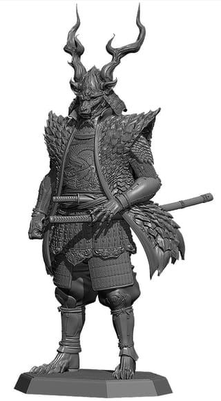 Zodiac Warrior: Dragon Ready-to-Assemble Plastic Model Kit(Re-run)