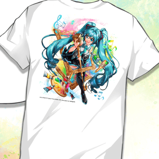 Hatsune Miku - Miku Expo 2024 - T-Shirt - Größe XXL (Miku Standing) - Nashi - Profil
