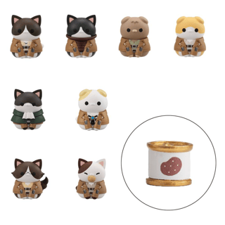 Set - Attack on Titan Mega Cat Project -  Gathering Scout Regiment danyan! - Megahouse