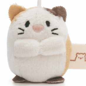 Kuscheltier Katze Angy beige gefleckt 5cm an