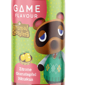 Zitrone, Granatapfel, Hibiskus (Tom Nook) - Game Flavour: Animal Crossing - Fruchttee 0,25 l - AQVAMI - 