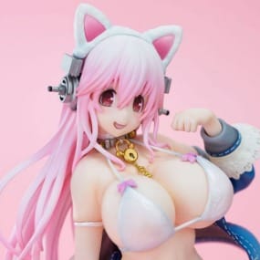 Super Sonico - White Cat (Union Creative, Réédition) Figurine PVC 27cm