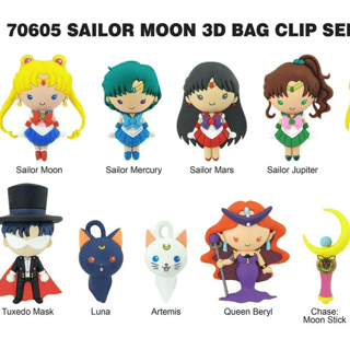 Zufällige Auswahl - Sailor Moon - 3D Taschenclip Serie 1 - Monogram International Inc. - Profil