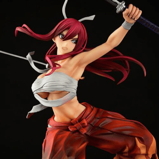 Erza Scarlet - Samurai Light Flame Manjo: Kurenai - Rot - Orca Toys