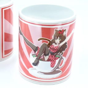 Figu-chan Pin-up-Girl Tasse - Profil
