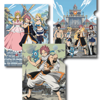 Fairy Tail - Set 1 - Clearfile 3er-Set  - Profil