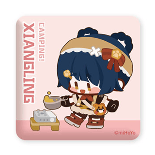 Xiangling - Genshin Impact Relaxing Camp Series - Button - miHoYo - Profil