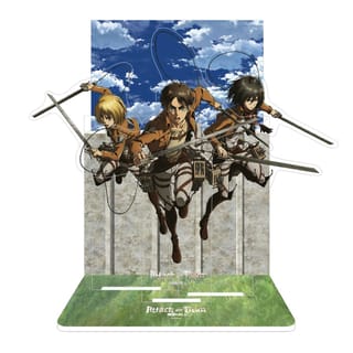 Eren, Mikasa & Armin - Attack on Titan Acryl Diorama - Sakami