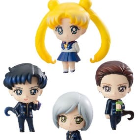 Set Complet - Sailor Moon Petit Chara Land - Three Lights (4 Figurines)