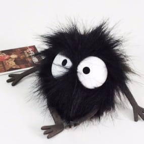 Susuwatari / Rußmännchen - Studio Ghibli Plüsch-Anhänger - Sun Arrow (7 cm)