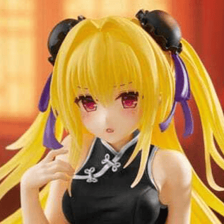 golden darkness china dress figure reddit To Love Ru PVC Statue The accessory is black and folds up into a small Shinku dragon knight outfit :