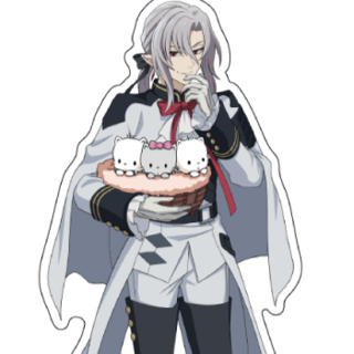 Ferid Bathory x Nya Ni Nyu Ne Nyon - Seraph of the End x Sanrio Characters - Acrylic Stand - A3