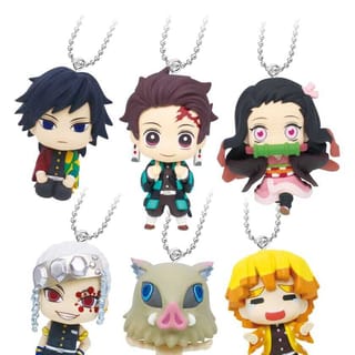 Demon Slayer: Kimetsu no Yaiba présentoir porte-clés Swing Danglers 3 cm Mystery Capsule (24)