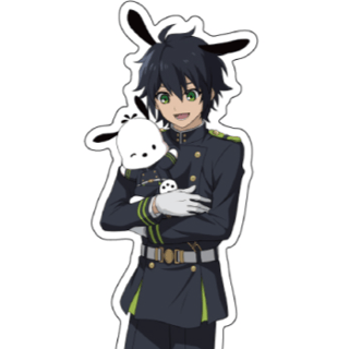 Yuichiro Hyakuya x Pochacco - Seraph of the End x Sanrio Characters - Acrylic Stand - A3