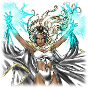 Marvel Bishoujo - Storm - limited white version - Profil