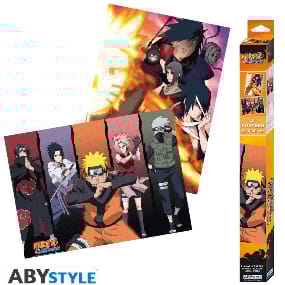 NARUTO SHIPPUDEN - Set 2 Chibi Posters - Gruppe (52x38) - AbyStyle - Profil