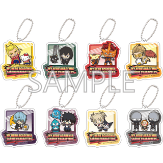 Random Selection - My Hero Academia x Sanrio Characters (Pro Heroes & Villains) - Acrylic Keychain - Yomiuri-TV Enterprise
