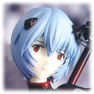Rei Ayanami mit Sense - Q Plugsuit - Profil