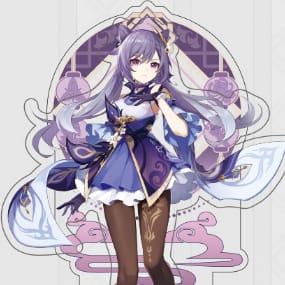 Keqing - Genshin Impact - Liyue Harbor Series Chara Acrylic Stand / Acrylaufsteller - Profil