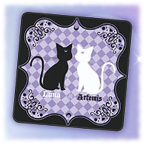 Sailor Moon Minihandtuch - Luna und Artemis - Profil