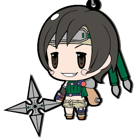 Yuffie Kiseragi - Final Fantasy VII - Rubber Keychain - Square Enix