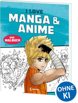 I love Manga & Anime - Malbuch - Loewe 