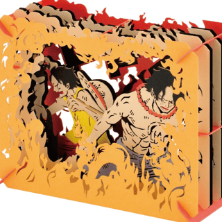 Ruffy & Ace (Tatakaeruka Luffy!!!) - One Piece - Papiertheater (PT-032X) - Ensky - Profil