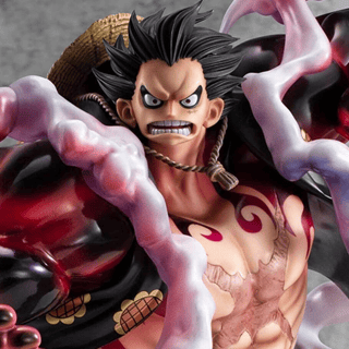 Monkey D. Ruffy - Gear 4 Bounce-Man 10th Limited - POP Portrait Of Pirates SA-MAXIMUM - Megahouse