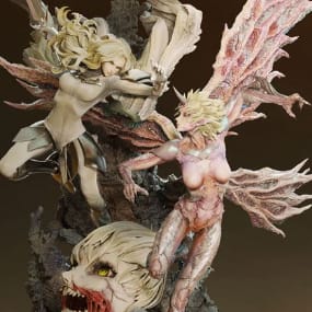 Teresa vs. Priscilla - Claymore Elite Exclusive Statue par Figurama Collectors