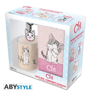 Chi - Gift-Set - Notebook, 320 ml Mug & Keychain - AbyStyle