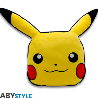 Pikachu Kopf - Pokémon - Plüschkissen - AbyStyle - Profil