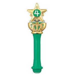 Sailor Jupiter Verwandlungsfüller - Sailor Jupiter Star Wand - Bandai Stick and Rod Set 2 - Profil