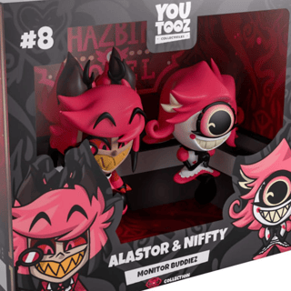 Alastor & Niffty - Monitor Buddiez - Hazbin Hotel Vinyl Figuren - Youtooz - Profil