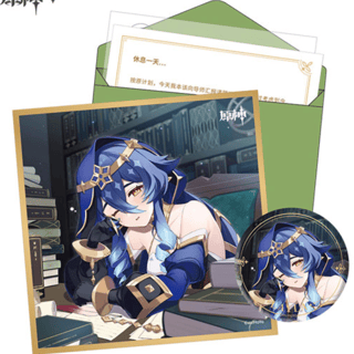 Layla - Geburtstagkarte Set - Button, Shikishi, Aufkleber und Brief (Chinesisch) - Genshin Impact - Destined Day - miHoYo - Profil