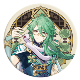 Baizhu - Genshin Impact - Button (Liyue Harbor Series) - miHoYo